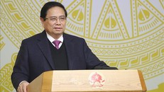 Thủ tướng Phạm Minh Chính khai mạc Hội nghị phát triển khoa học, công nghệ, đổi mới sáng tạo và nhân lực chất lượng cao. Ảnh: Dương Giang/TTXVN