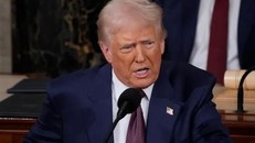 Tổng thống Mỹ Donald Trump phát biểu trước Quốc hội tại Washington, D.C., ngày 4/3/2025. Ảnh: USA Today/TTXVN