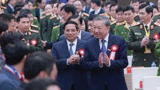 Tổng Bí thư Tô Lâm và Thủ tướng Phạm Minh Chính đến dự Đại hội đại biểu toàn quốc lần thứ nhất Hiệp hội Dữ liệu quốc gia.