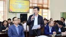 Các cơ sở giáo dục ở Thái Bình chia sẻ tâm tư với Bộ GD&ĐT xung quanh việc triển khai thực hiện Thông tư 29. Ảnh: TH