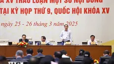 Phó Chủ tịch Quốc hội Trần Quang Phương phát biểu. Ảnh: Doãn Tấn/TTXVN