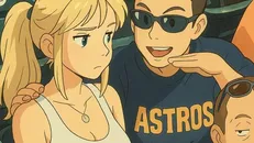 Tạo hình ảnh theo phong cách Ghibli bằng AI của một tài khoản mạng X. Nguồn: CNN