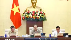 Chủ tịch Quốc hội Trần Thanh Mẫn phát biểu. Ảnh: Doãn Tấn/TTXVN