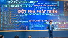 Ông Trương Gia Bình khẳng định nhân lực là nòng cốt cho sự phát triển quốc gia trong kỷ nguyên vươn mình. Ảnh: Minh Sơn