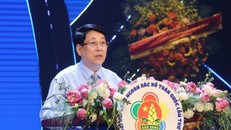 Chủ tịch nước Lương Cường phát biểu. Ảnh: Lâm Khánh