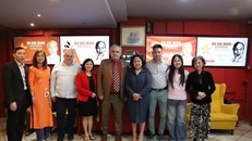 Đại sứ Phạm Thị Thu Hương và các quan khách tại buổi chiếu phim. Ảnh: Đại sứ quán Việt Nam tại Hy Lạp