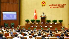 Quốc hội biểu quyết thông qua Nghị quyết của Quốc hội về ngày bầu cử toàn quốc đối với bầu cử đại biểu Quốc hội khoá XVI và đại biểu Hội đồng nhân dân các cấp nhiệm kỳ 2026-2031.