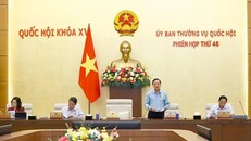 Phó Chủ tịch Quốc hội Nguyễn Khắc Định phát biểu. Ảnh: Doãn Tấn