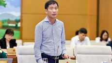 Phó Viện trưởng Viện Kiểm sát Nhân dân Tối cao Nguyễn Duy Giảng phát biểu. Ảnh: Doãn Tấn