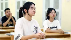 Thí sinh dự thi Tốt nghiệp Trung học phổ thông. 