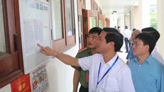 Bảo đảm mọi điều kiện tốt nhất cho công tác tổ chức Kỳ thi Tốt nghiệp THPT 2025. Ảnh: Thái Hùng