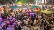 Khu đô thị Flamingo Golden Hill sôi động về đêm khi trở thành nơi lưu trú dài hạn của hàng trăm chuyên gia nước ngoài. Ảnh: CĐT