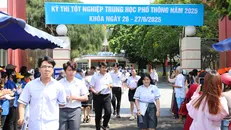 Thí sinh dự thi Tốt nghiệp trung học phổ thông.