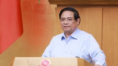 Thủ tướng Phạm Minh Chính chủ trì Phiên họp Chính phủ thường kỳ tháng 7/2025. Ảnh: Dương Giang