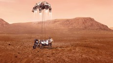 Tàu thám hiểm Perseverance của NASA hạ cánh xuống sao Hỏa.