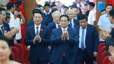 Thủ tướng Phạm Minh Chính dự và chỉ đạo Đại hội. Ảnh: Dương Giang