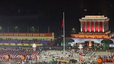 Không khí chuẩn bị Lễ diễu binh, diễu hành kỷ niệm 80 năm Quốc khánh tại Quảng trường Ba Đình. Ảnh: Doãn Tấn