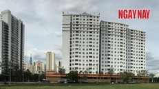 Khu tái định cư 38,4 ha Bình Khánh chỉ có vỏn vẹn 407 hộ dân sinh sống và tất cả đều ở khu chung cư do Công ty cổ phần Đức Khải làm chủ đầu tư.