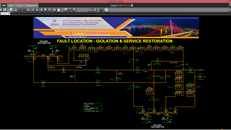 Sơ đồ vận hành hệ thống DAS trên lưới điện thành phố Đà Nẵng. 