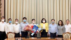 Ông Lâm Quốc Thanh được điều động và bổ nhiệm giữ chức Tổng Giám đốc Tổng Công ty Thương mại Sài Gòn. Ảnh: hcmcpv.org.vn