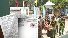 Thông báo Kết luận tố cáo (ảnh nhỏ) và cô Võ Thị Như Hoa được "mời" lên trụ sở Công an để làm việc. 