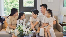 Ốc Thanh Vân hạnh phúc khi ba con đều yêu thích không gian sống tại Aqua City