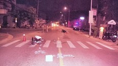 Toàn cảnh hiện trường hướng về cầu Bình Nhâm. (Ảnh: Hồ sơ vụ án)