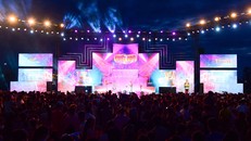 Toàn cảnh đêm nhạc do Thắng Lợi Land tổ chức tại dự án Sài Gòn Town.