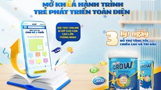Cùng Nuvi Grow giúp con cao lớn và thông minh hơn