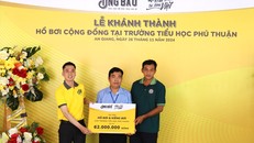 Quỹ Phát triển Tài năng Việt tiếp tục trao tặng hồ bơi cho trẻ em nghèo