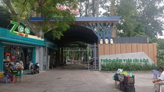 Thảo Cầm Viên Sài Gòn mặt trước đường Nguyễn Thị Minh Khai (quận 1, TP.HCM).