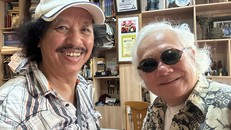 Tác giả, nhà báo, nhiếp ảnh gia Giản Thanh Sơn và nhạc sĩ Phạm Đăng Khương