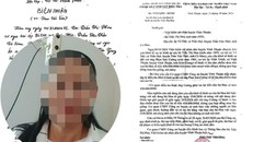 Cô giáo Trần Thị Hoa (ảnh nhỏ) và các tài liệu có liên quan đến vụ việc. 