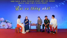 Các nhà thơ giao lưu với khán giả tại Ngày thơ Việt Nam - TPHCM năm 2025