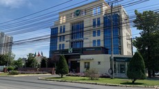 Trụ sở của Vietcombank chi nhánh Nam Bình Dương đặt tại TP.Dĩ An.
