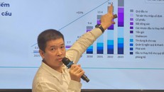 Ông Phan Đức Trung - Chủ tịch VBA nói về khung pháp lý về tài sản mã hóa. Ảnh: Lê Xuân Thọ