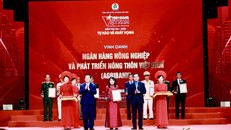 Agribank được vinh danh tại Chương Trình “Vinh Quang Việt Nam” 2025