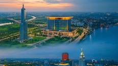 Phối cảnh TPHCM “siêu đô thị” hiện đại trong tương lai. Ảnh tạo bằng AI