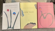 2 tựa sách “Tự nhắc mình” và "Giác ngộ" của thi sĩ Hồng Thanh Quang