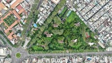 Khu đất số 1 đường Lý Thái Tổ, phường Vườn Lài (TP.HCM) nhìn từ trên cao. Ảnh: Báo SGGP