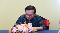 Nhà văn Nguyễn Nhật Ánh tại một sự kiện ra mắt sách