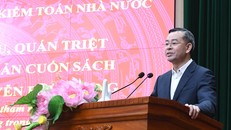 Uỷ viên Ban chấp hành Trung ương Đảng, Bí thư Ban cán sự đảng, Bí thư Đảng uỷ, Tổng Kiểm toán Nhà nước Ngô Văn Tuấn chủ trì hội nghị.