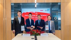 Đại diện lãnh đạo Tập đoàn GELEX và Frasers Property Vietnam tại lễ công bố hợp tác.