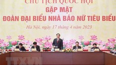 Chủ tịch Quốc hội Vương Đình Huệ phát biểu. Ảnh: Doãn Tấn/TTXVN.