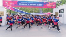 Trường Trung học Vinschool Imperia Hải Phòng tổ chức ngày chạy offline EDURUN (16/4/2023) quanh Khu đô thị Vinhomes Imperia với sự tham gia đông đảo của các em học sinh, phụ huynh và Cán bộ nhân viên, Giáo viên Nhà trường.