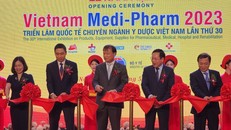 Lễ khai mạc Triển lãm quốc tế chuyên ngành y dược Việt Nam năm 2023 (Vietnam Medi-Pharm).
