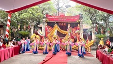 Chương trình xây dựng nông thôn mới đã đóng góp tích cực trong việc cải thiện, nâng cao đời sống văn hóa tinh thần của nhân dân. Ảnh: VGP/Gia Huy.