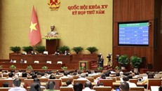 Quốc hội thông qua Luật Phòng thủ dân sự. Ảnh: Doãn Tấn/TTXVN.