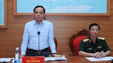 Phó Thủ tướng Trần Lưu Quang chủ trì Hội nghị. Ảnh: Lâm Khánh/TTXVN.