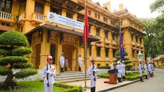 Lễ Thượng cờ nhân kỷ niệm 56 năm Ngày thành lập ASEAN